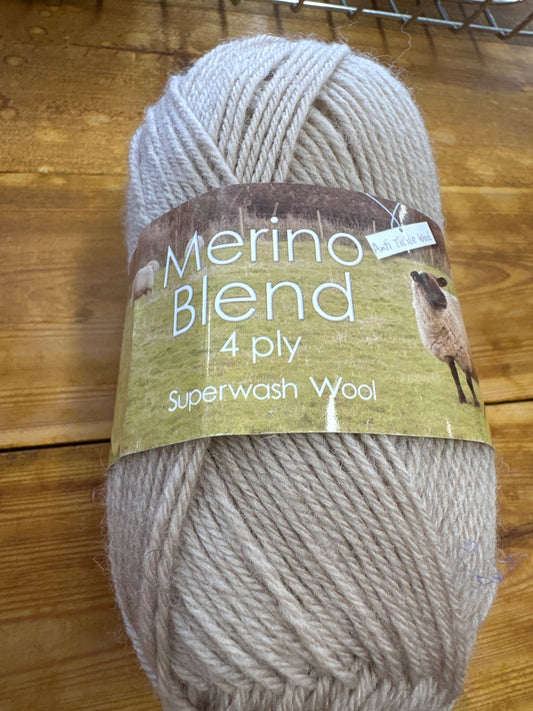 King Cole merino anti tickle 50g 4ply Biscuit
