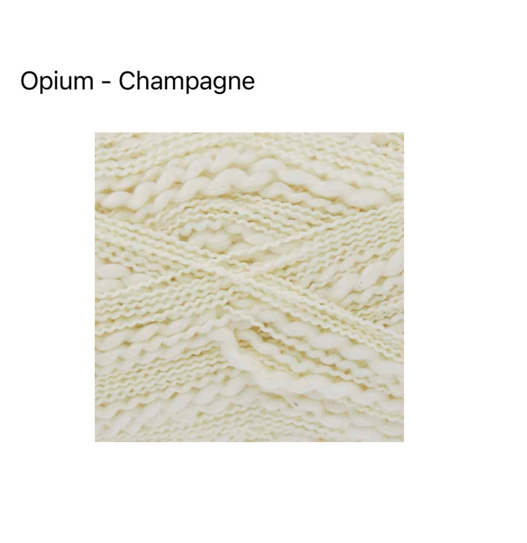 King Cole Opium Yarn – Chunky Thick & Thin Cotton Blend Novelty Yarn