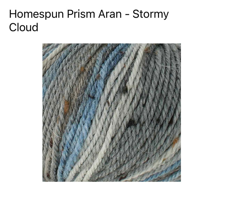 King Cole Homespun Prism Aran Yarn – Merino, Alpaca & Acrylic Blend | Soft Variegated Aran