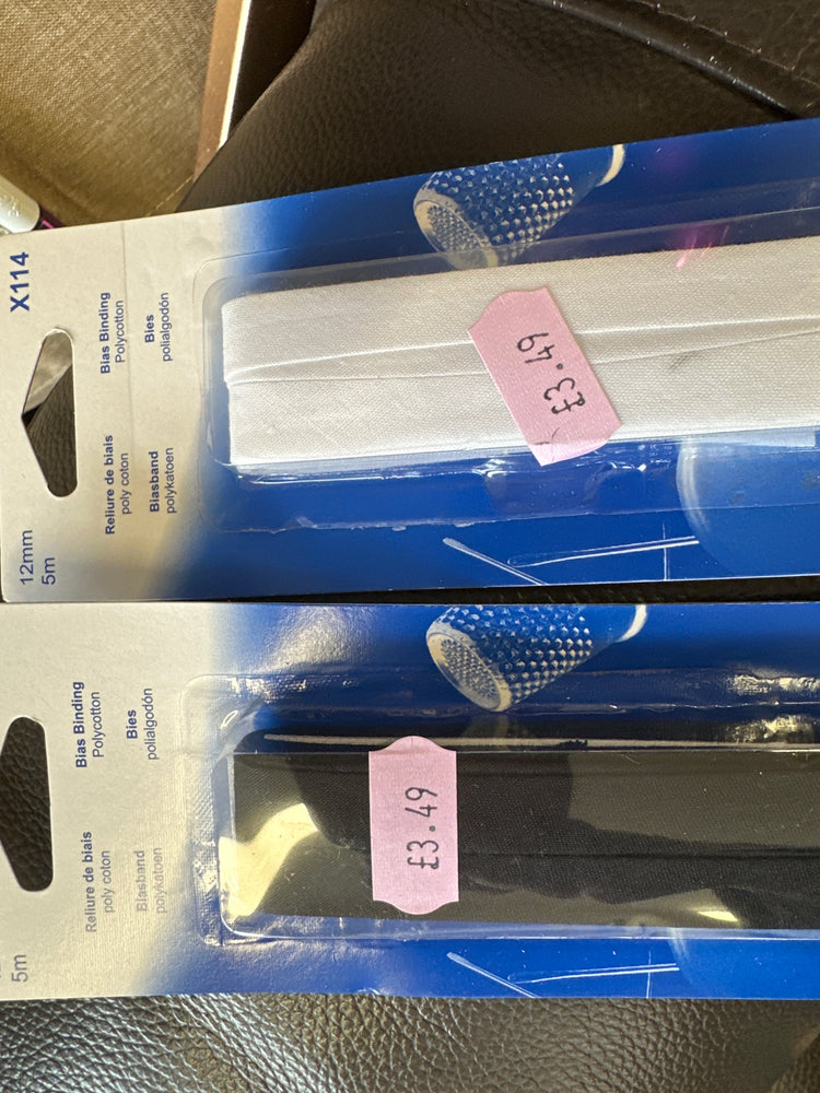 Celia’s Biased Binding 12 mm × 5 m – Quality Trim for Sewing & Craft Projects