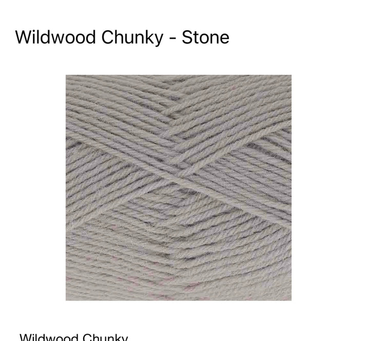King Cole Wildwood Chunky Yarn – 100% Recycled Wool Chunky (100g)