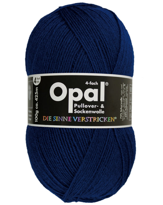 Opal plain colours 4ply Navy