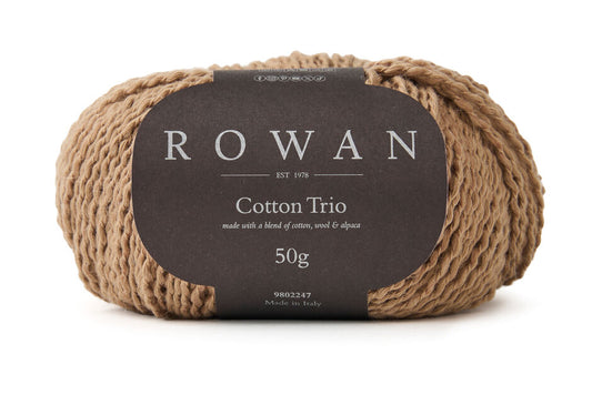 Rowan Cotton Trio Yarn – Soft Cotton Blend Lightweight Knitting Yarn