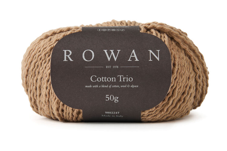 Rowan Cotton Trio Yarn – Soft Cotton Blend Lightweight Knitting Yarn