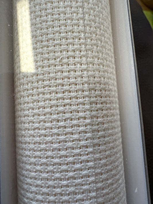 Aida needlework fabric 14ct, 5.5pts cm