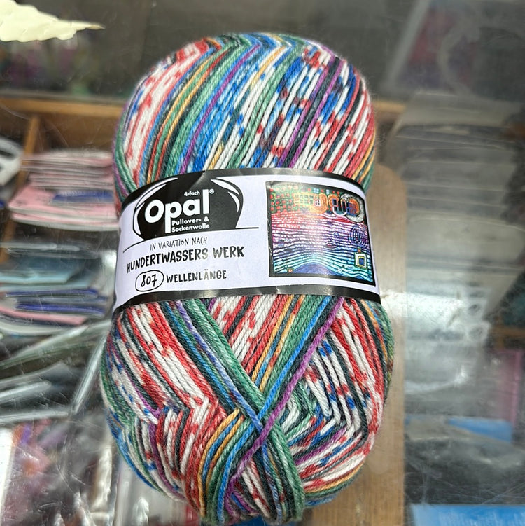 Opal sock yarn 4 ply hundertwassers werk 807 4053