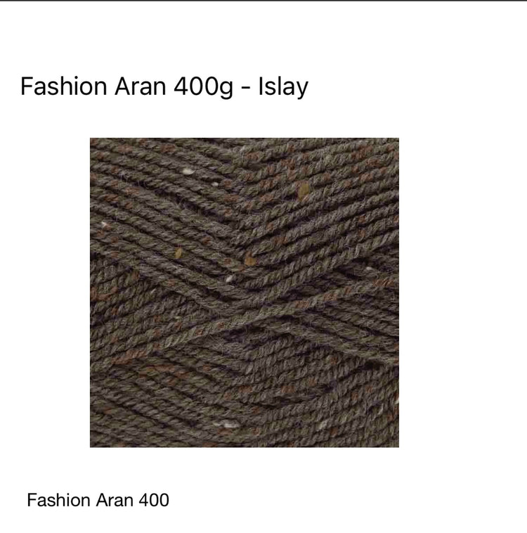 🧶 King Cole Fashion Aran 400 g – 70% Premium Acrylic / 30% Wool Aran-Weight Yarn