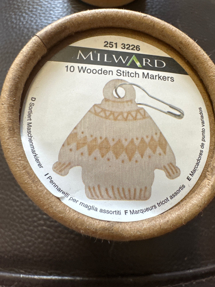 Milward wooden stitch markers
