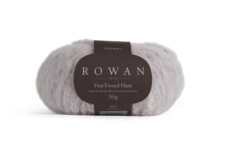 Rowan Fine Tweed Haze Yarn – Lightweight Mohair Wool Blend DK Yarn