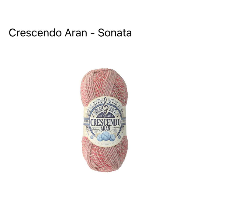 King Cole Crescendo Aran Yarn – Self-Striping Colour-Change Aran (100g)