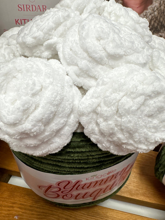 King Cole Yummy Bouquet Yarn — Official “The Bouquet Blanket” Crochet Yarn