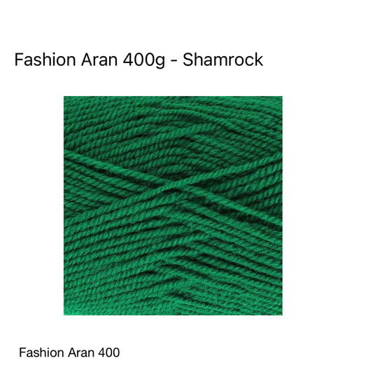 🧶 King Cole Fashion Aran 400 g – 70% Premium Acrylic / 30% Wool Aran-Weight Yarn