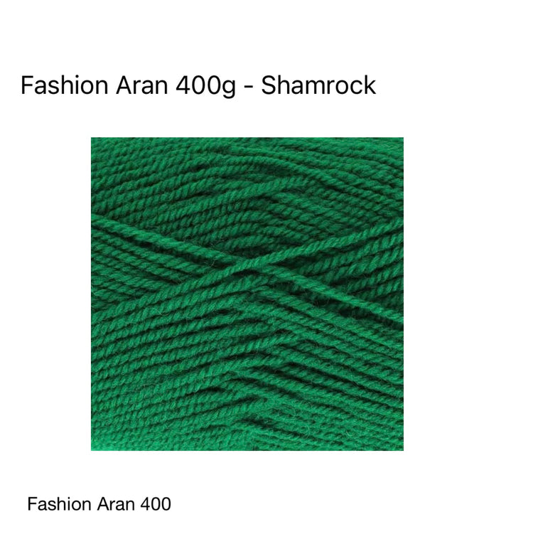 🧶 King Cole Fashion Aran 400 g – 70% Premium Acrylic / 30% Wool Aran-Weight Yarn