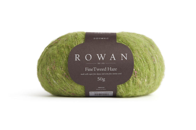 Rowan Fine Tweed Haze Yarn – Lightweight Mohair Wool Blend DK Yarn