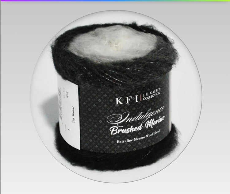 Indulgence Brushed Merino Yarn – Soft Bulky Halo Merino Blend (100g)