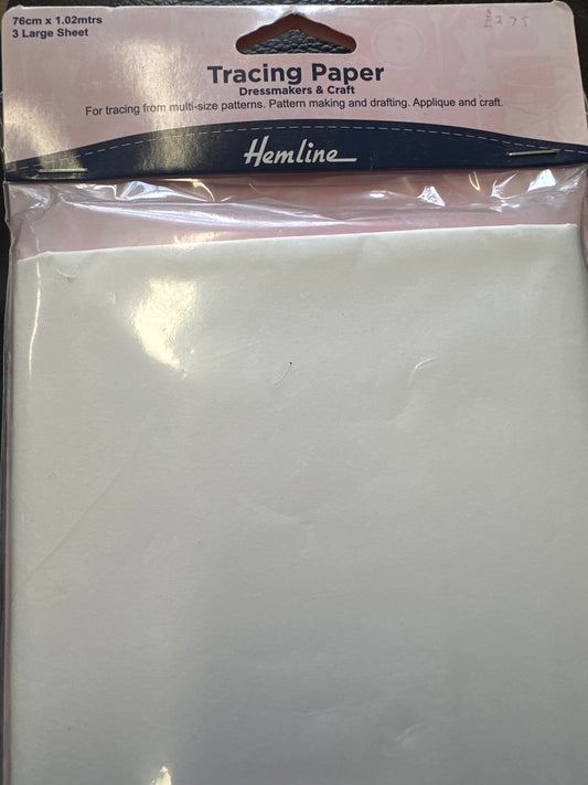 Hemline tracing paper