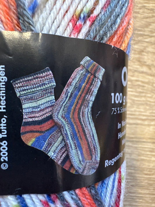 Opal sock yarn 4 ply hundertwassers werk 697