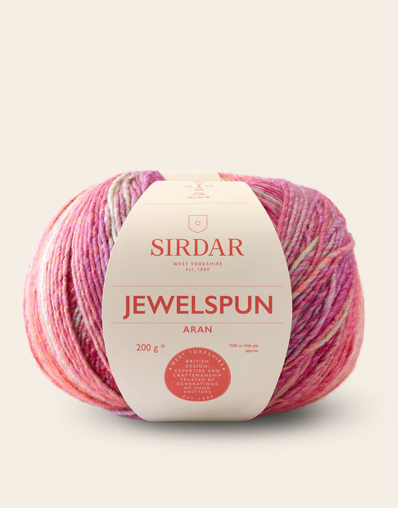 Sirdar Jewelspun Aran  - Glowing Garnet