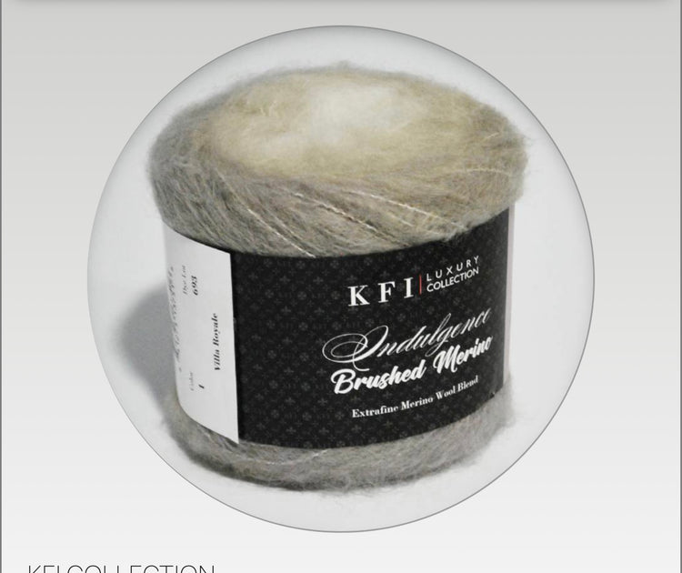 Indulgence Brushed Merino Yarn – Soft Bulky Halo Merino Blend (100g)