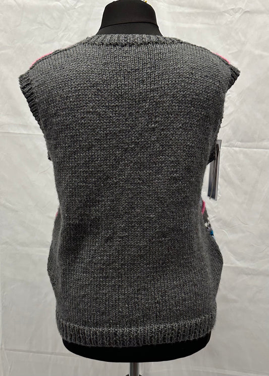 Wool & Acrylic  Tank Top | Hand Knitted Sustainable Knitwear Cornwall